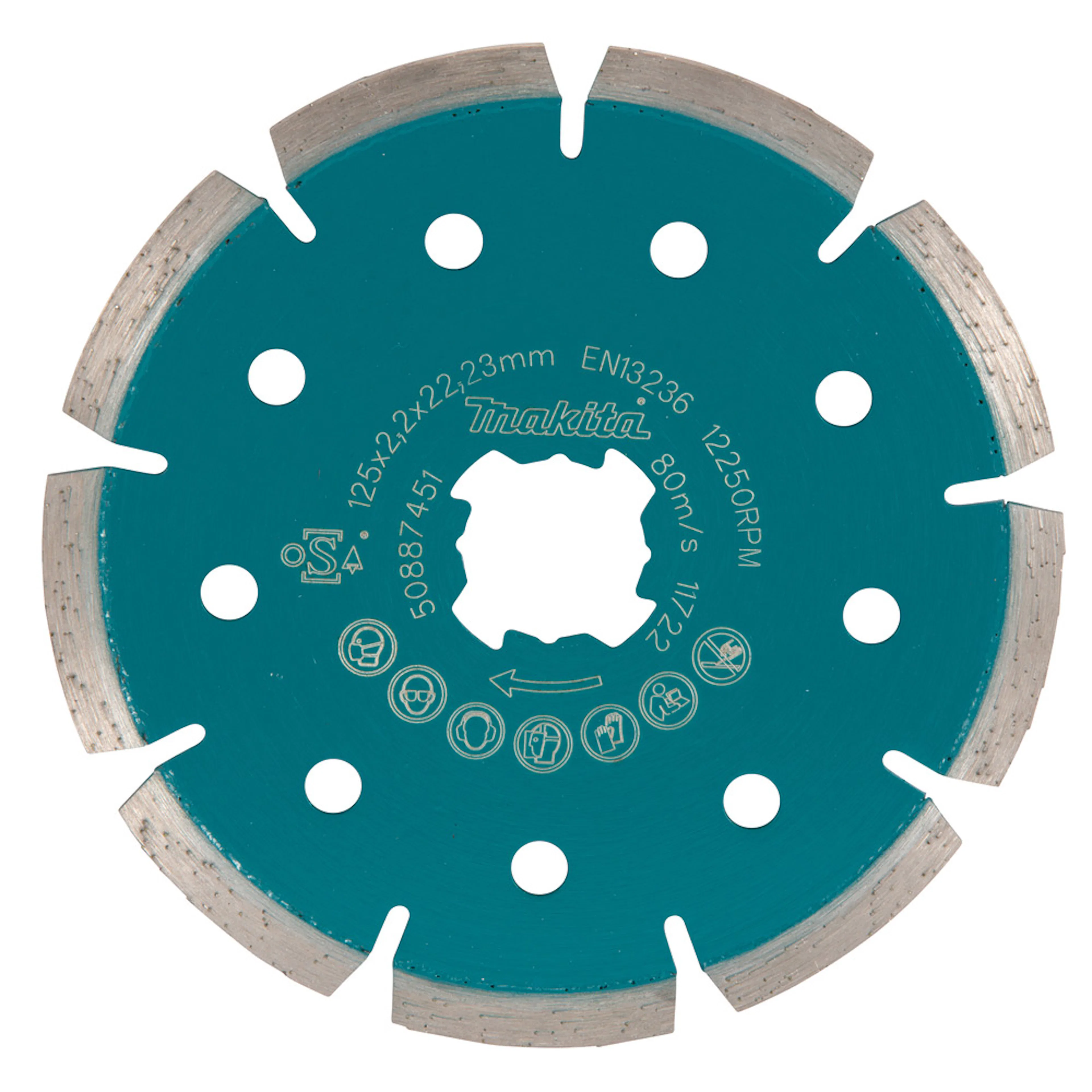 Diamantklinga Makita E-02076 125 mm X-Lock