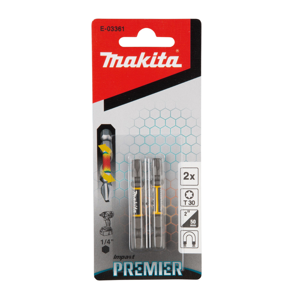 Bits Makita Impact Premier E-03361 50 mm 2-pack