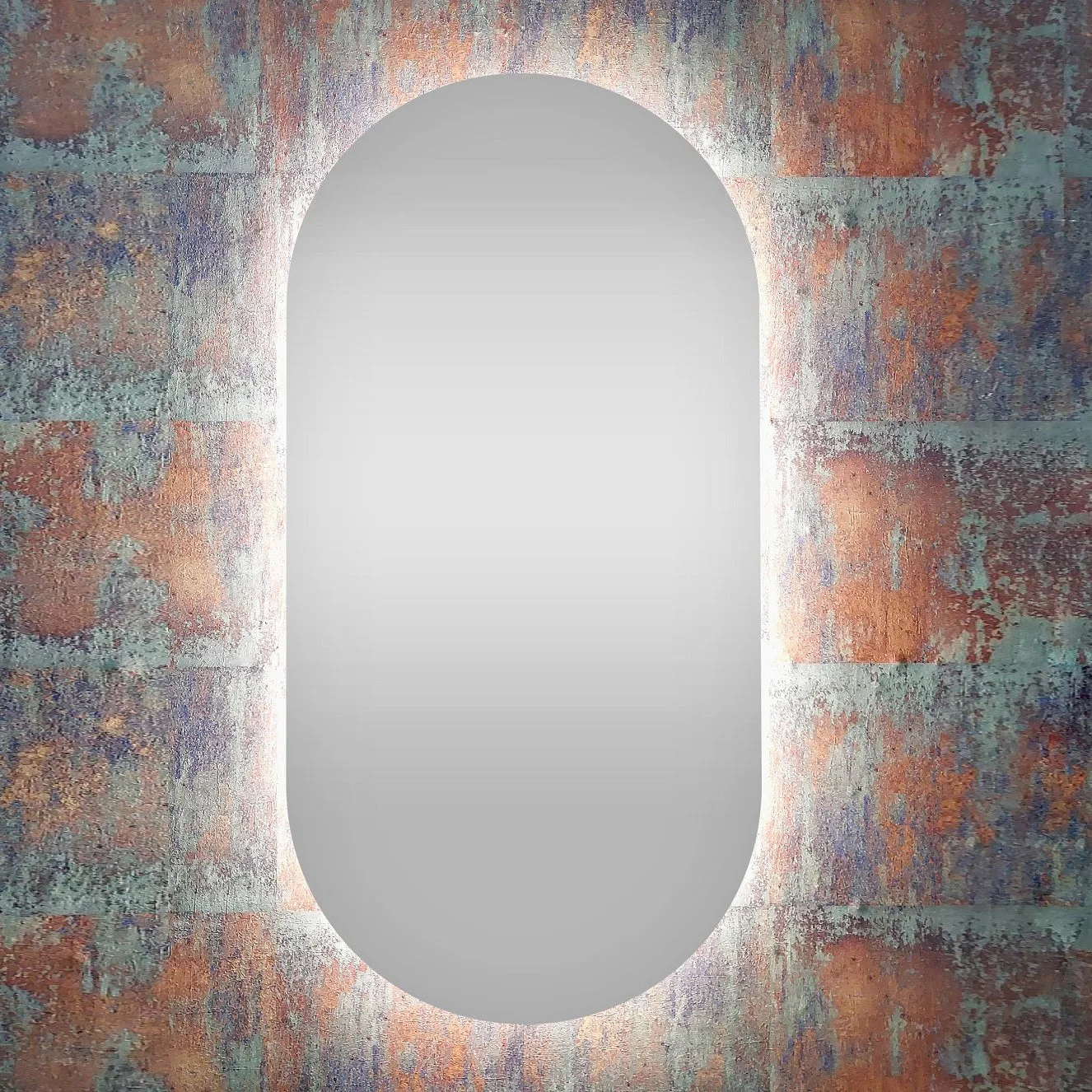 Spegel Vidi Edith 500x1000 mm med LED-belysning