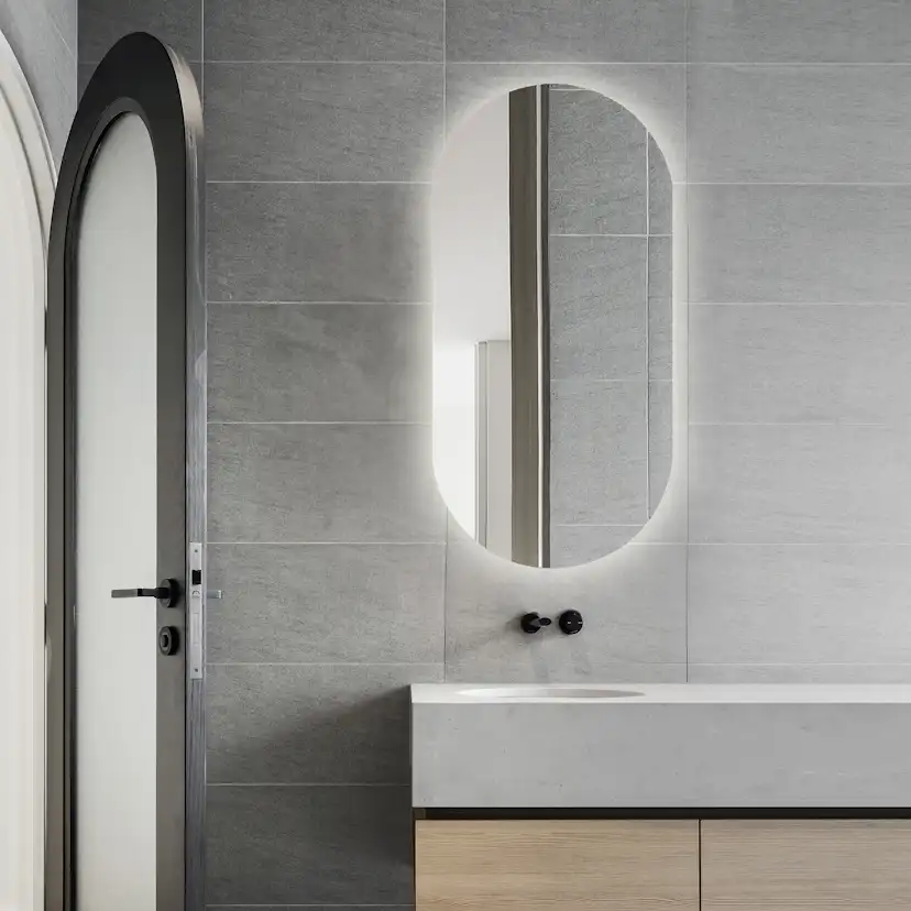 Spegel Vidi Edith Lux med LED-belysning