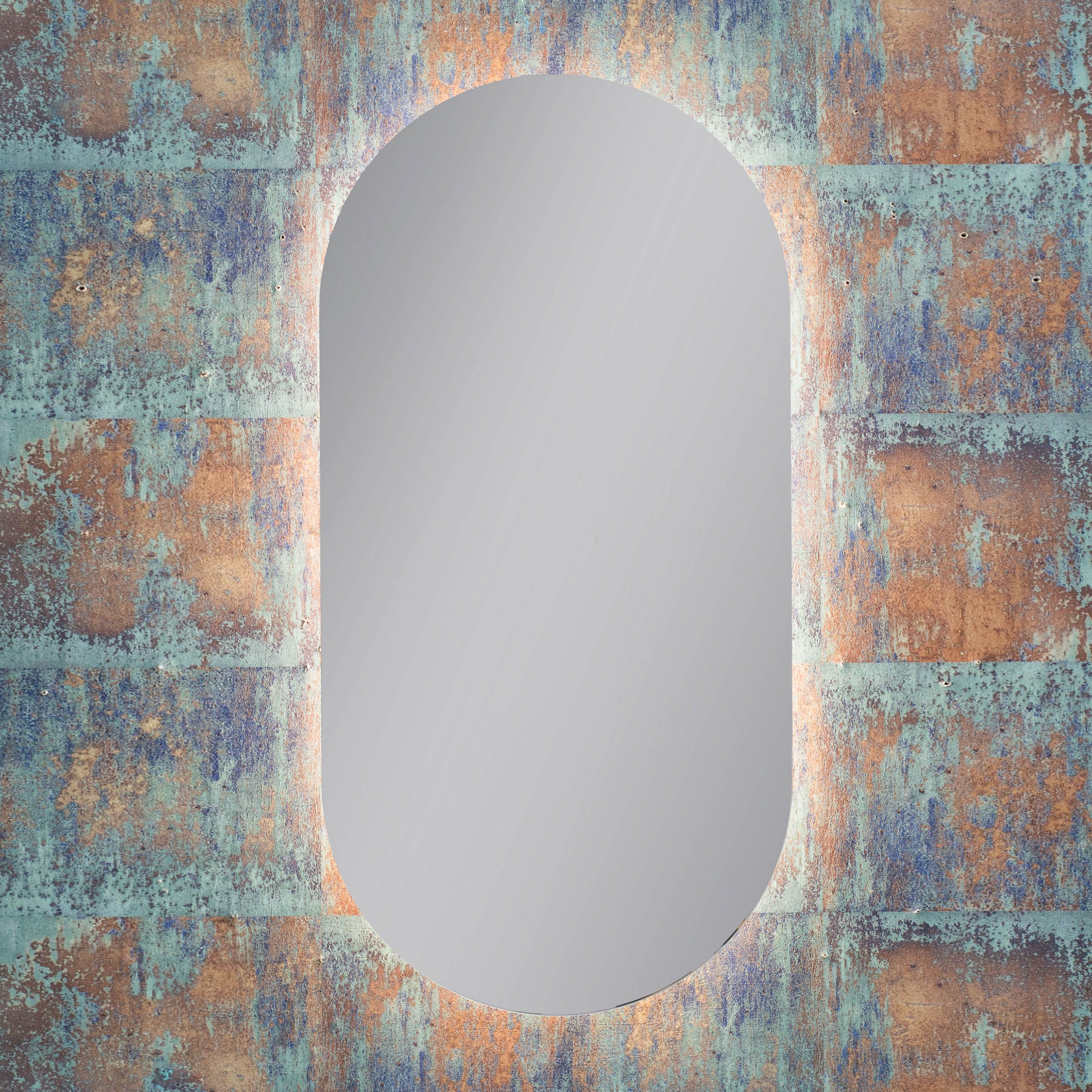 Spegel Vidi Edith med LED-belysning