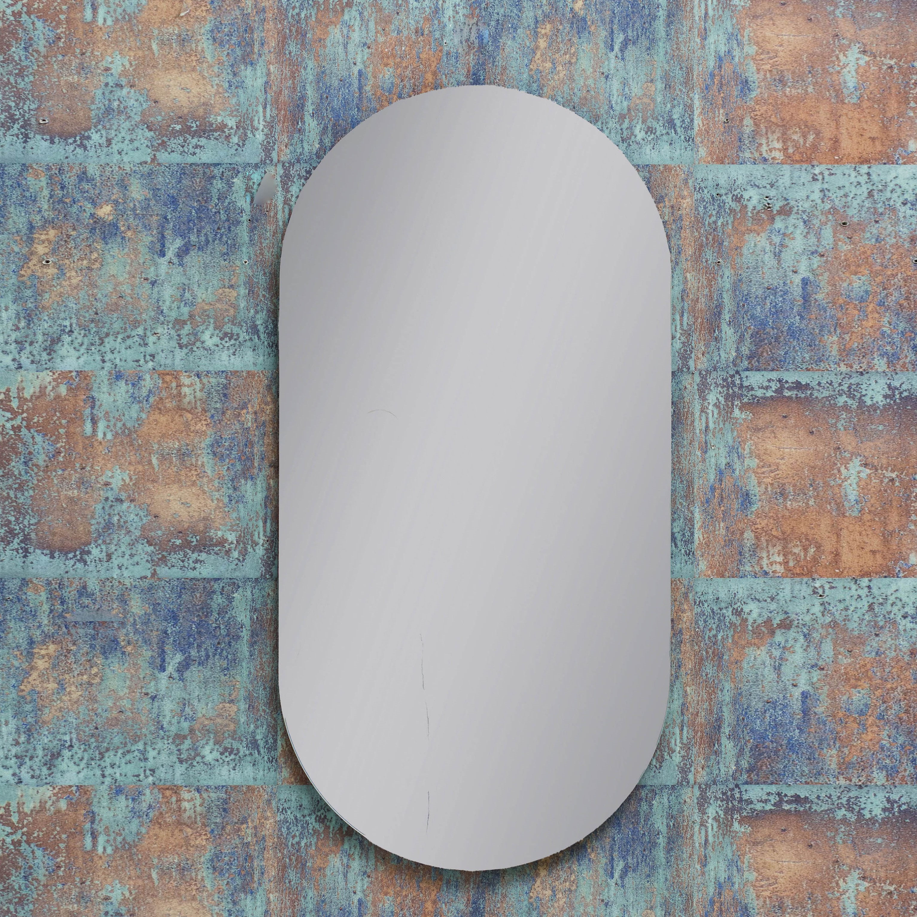 Spegel Vidi Edith med LED-belysning