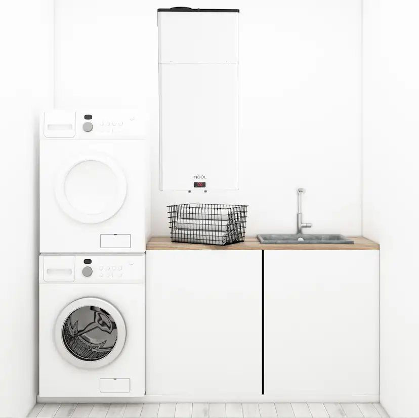 Värmepumpsberedare Indol EcoHeat 100 Wifi-Styrd 118L