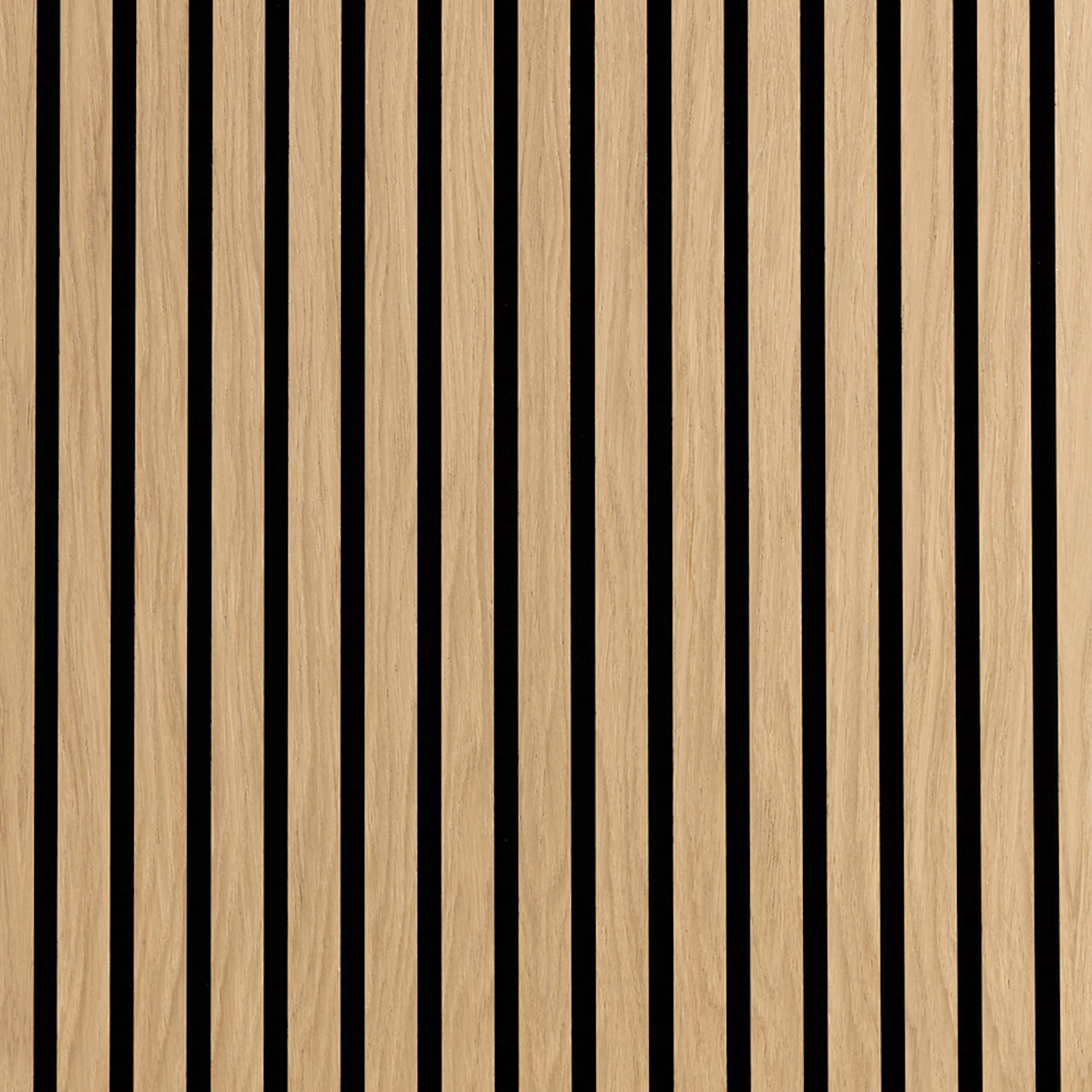 Akustikpanel Wood on wall Ek Ljuslackad