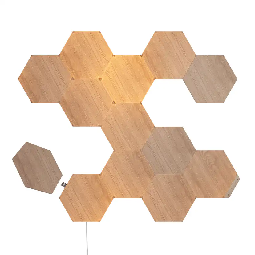 Belysningssystem Nanoleaf Elements Hexagons Startkit 13-pack