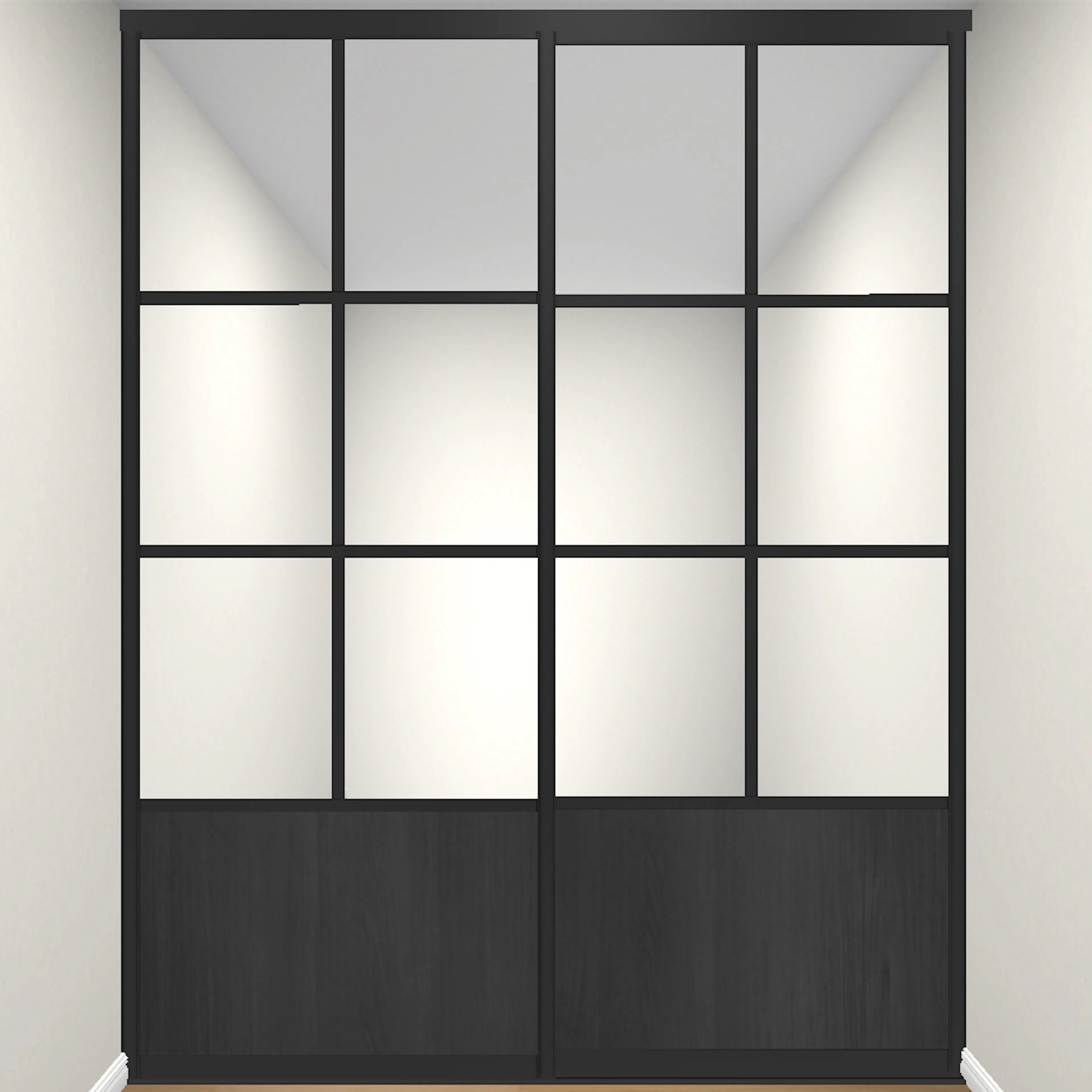 Skjutdörr Elfa Artic Gallery Trio