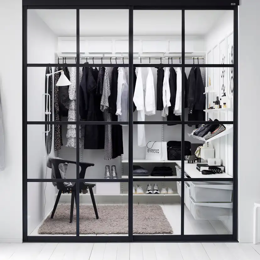 Skjutdörr Elfa Artic Gallery Quattro