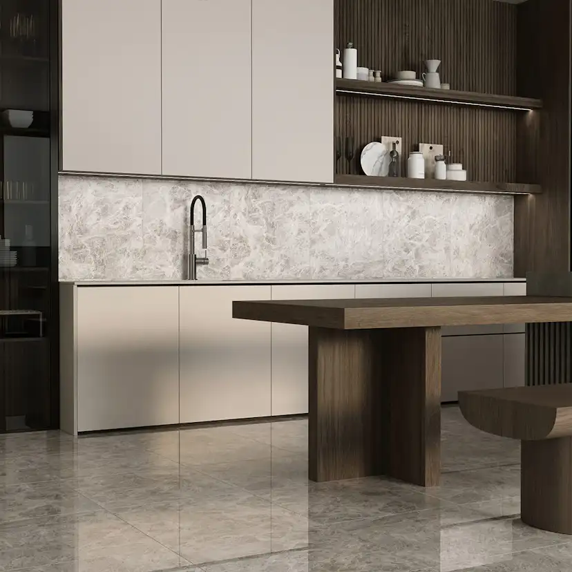 Klinker Emperador Light Grey Marmor Blank 60x60 cm