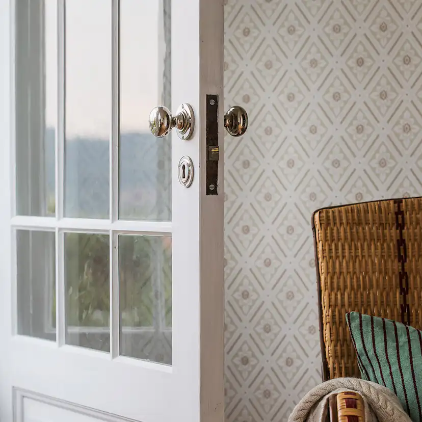 Tapet Boråstapeter Falsterbo III Ester 7660 EasyUp, Mönstrad Beige