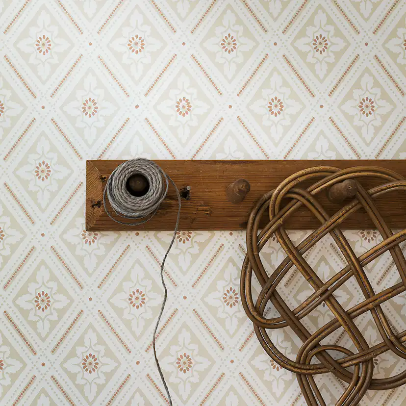 Tapet Boråstapeter Falsterbo III Ester 7660 EasyUp, Mönstrad Beige