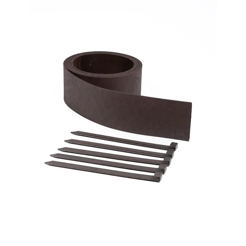 Rabattkant Recal Gräskant Easy Thinline 600x0,5x9 cm, Brun