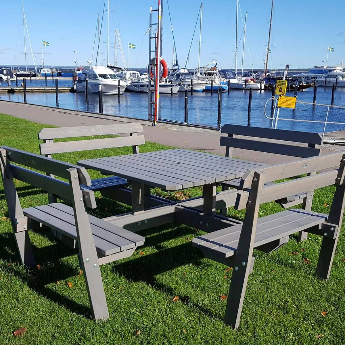 Bänkbord Utomhus Eden Wood Quattro