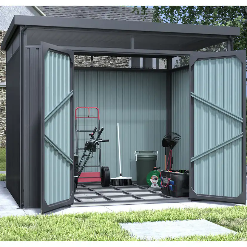 Växthus Metalcraft 24m² Stålram & Plastöverdrag