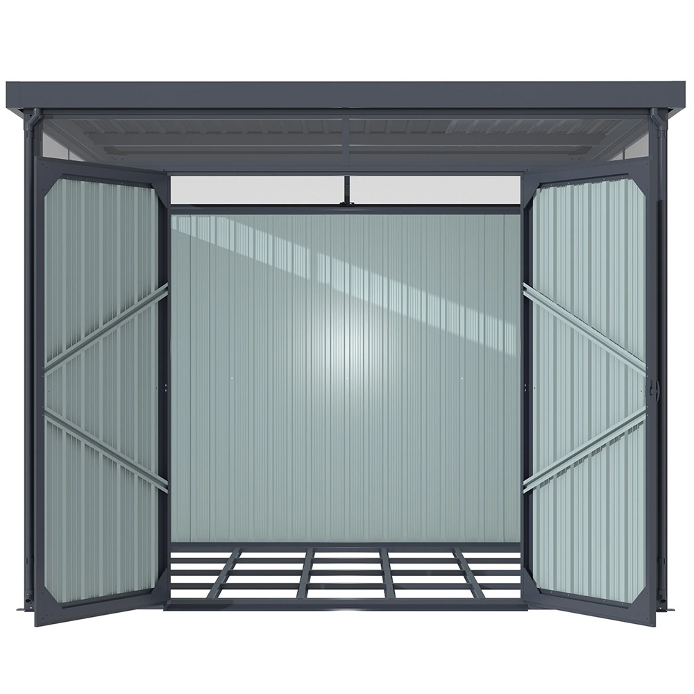 Växthus Metalcraft 24m² Stålram & Plastöverdrag