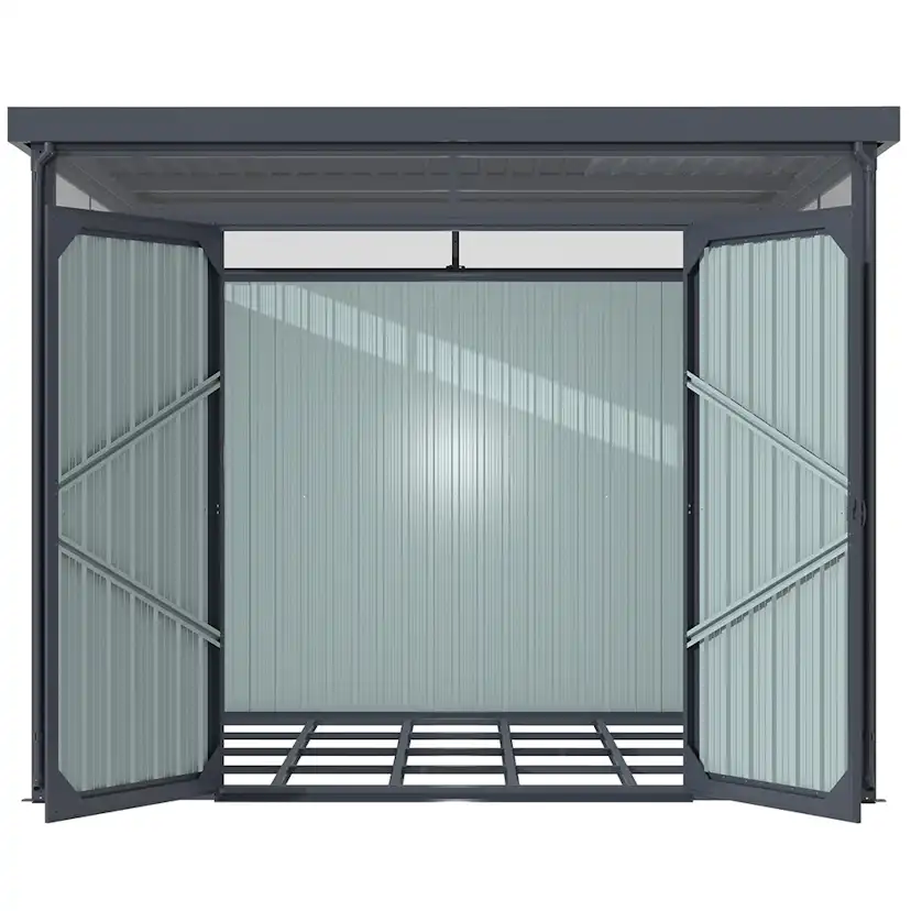 Växthus Metalcraft 24m² Stålram & Plastöverdrag