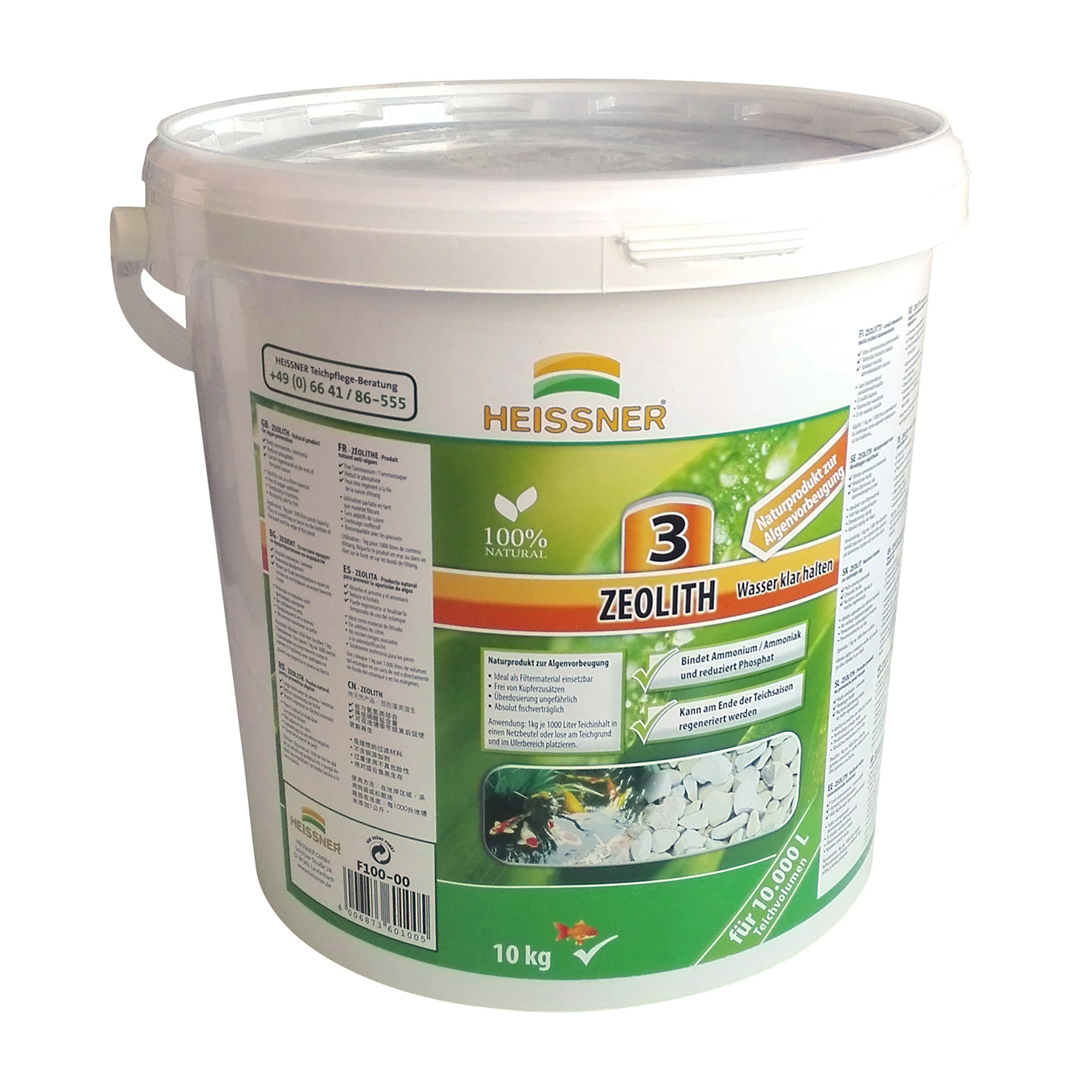 Dammvård Heissner Zeolith