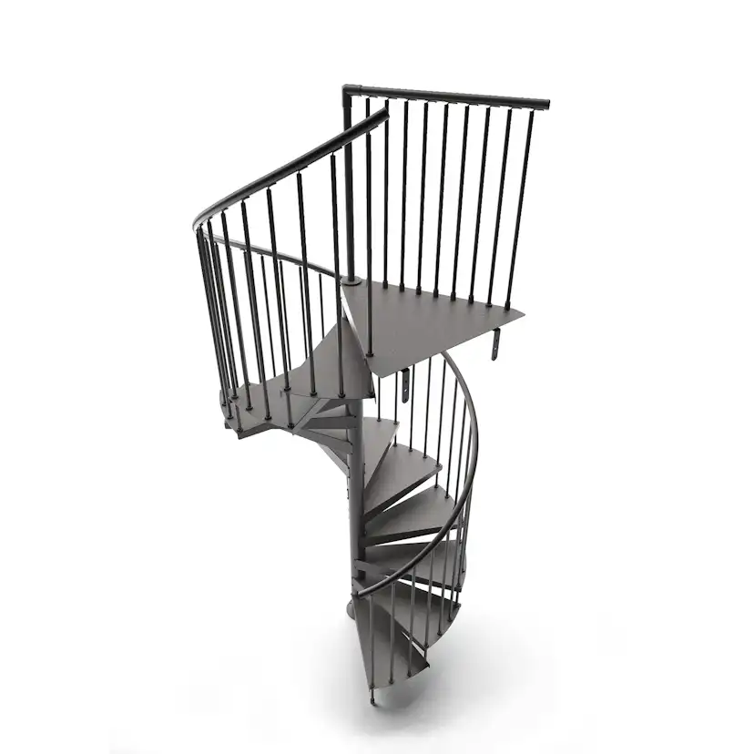 Skyddsräcke Drömtrappor by D'Opera till Spiraltrappa Pure Steel F20 1m