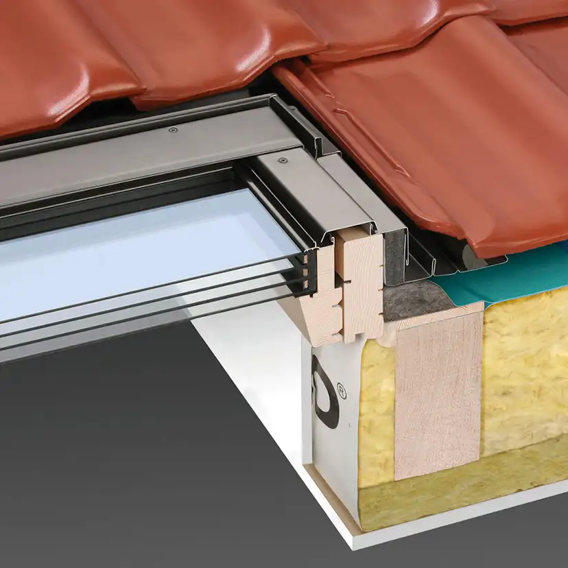 Takfönster Fakro Thermo Passiv Pivåhängt 4-Glas Aluminium