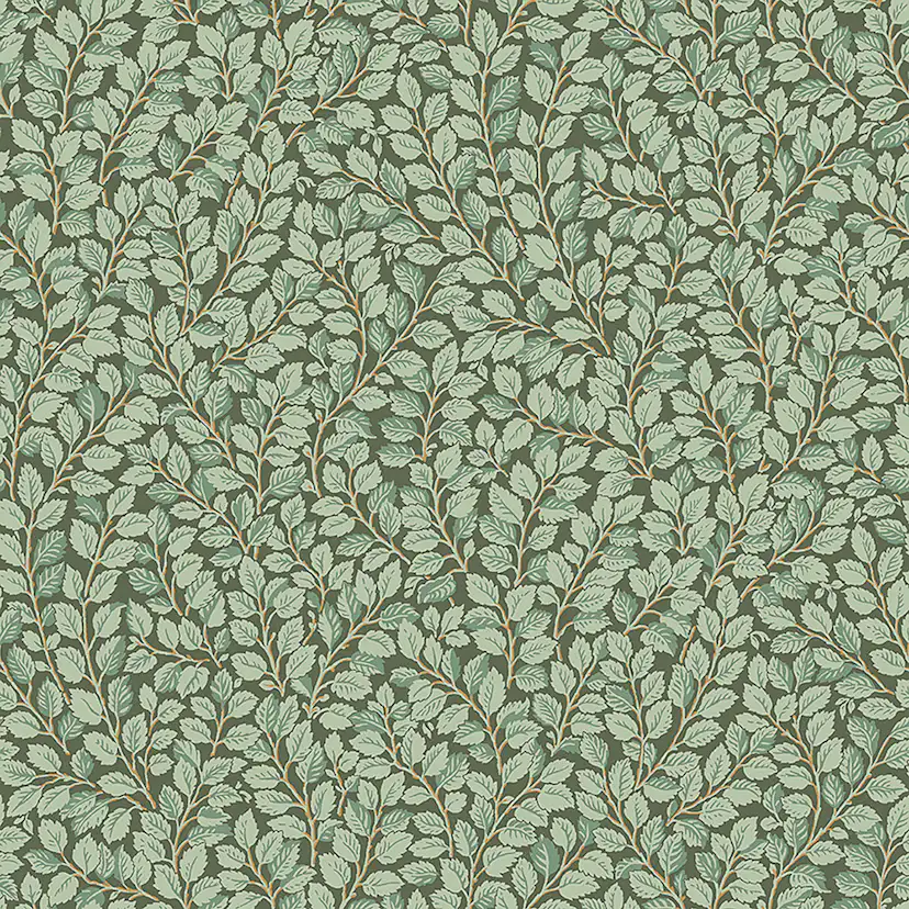 Tapet Boråstapeter Falsterbo III Hazel 7663 EasyUp, Mönstrad Grön