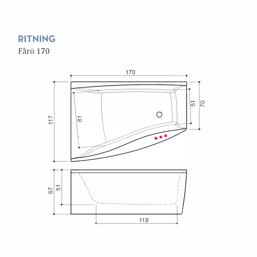 Badkar Swebad Fårö
