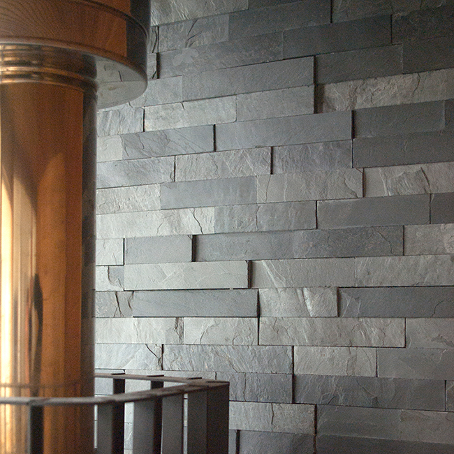 Fasadsten Stencentralen Aqua Black Lerskiffer