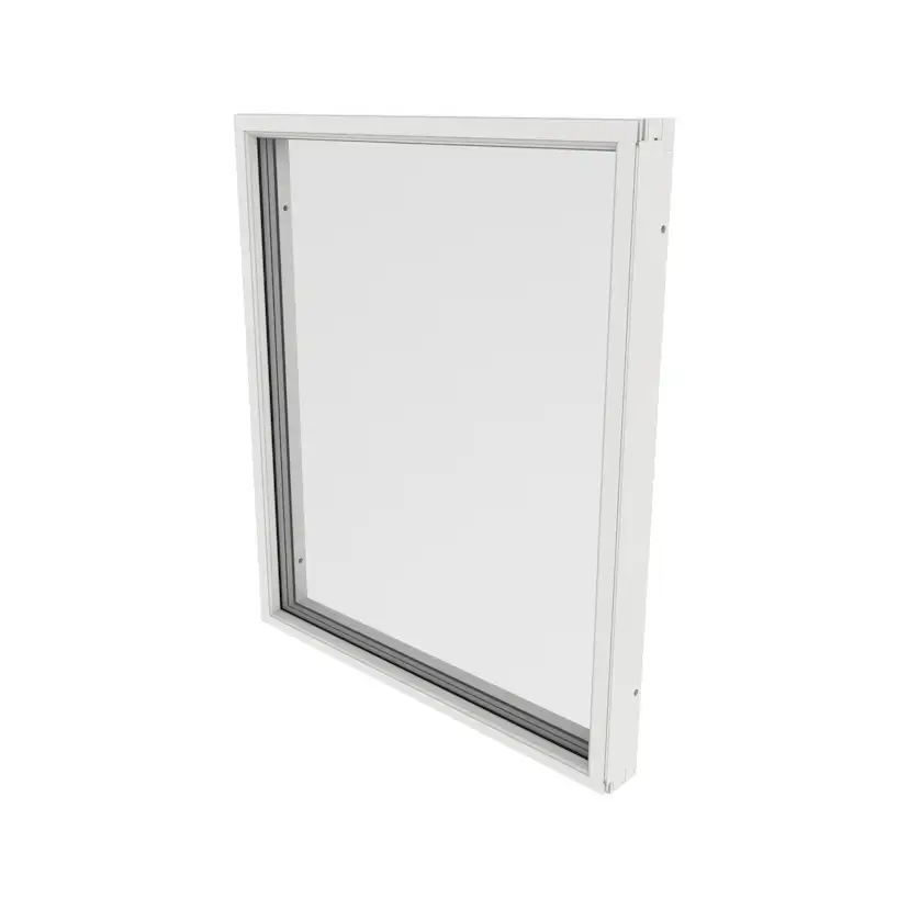 Fast Fönster Outline 3-Glas Aluminium