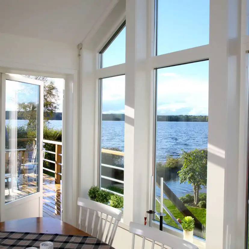 Fast Fönster Outline 3-Glas Aluminium