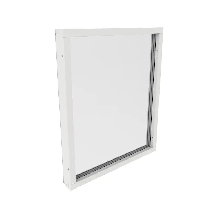 Fast Fönster Outline 3-Glas Aluminium