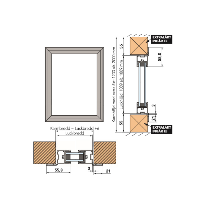 Fast Väggparti Landskap Robust Året Runt