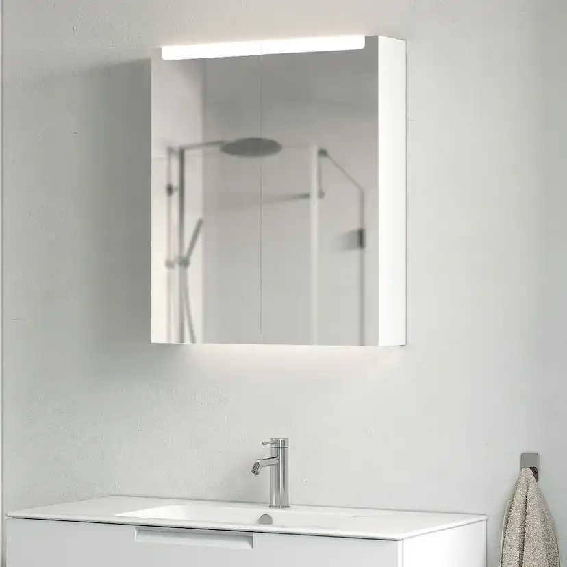 Spegelskåp Macro Design Crown med Infälld Belysning LED