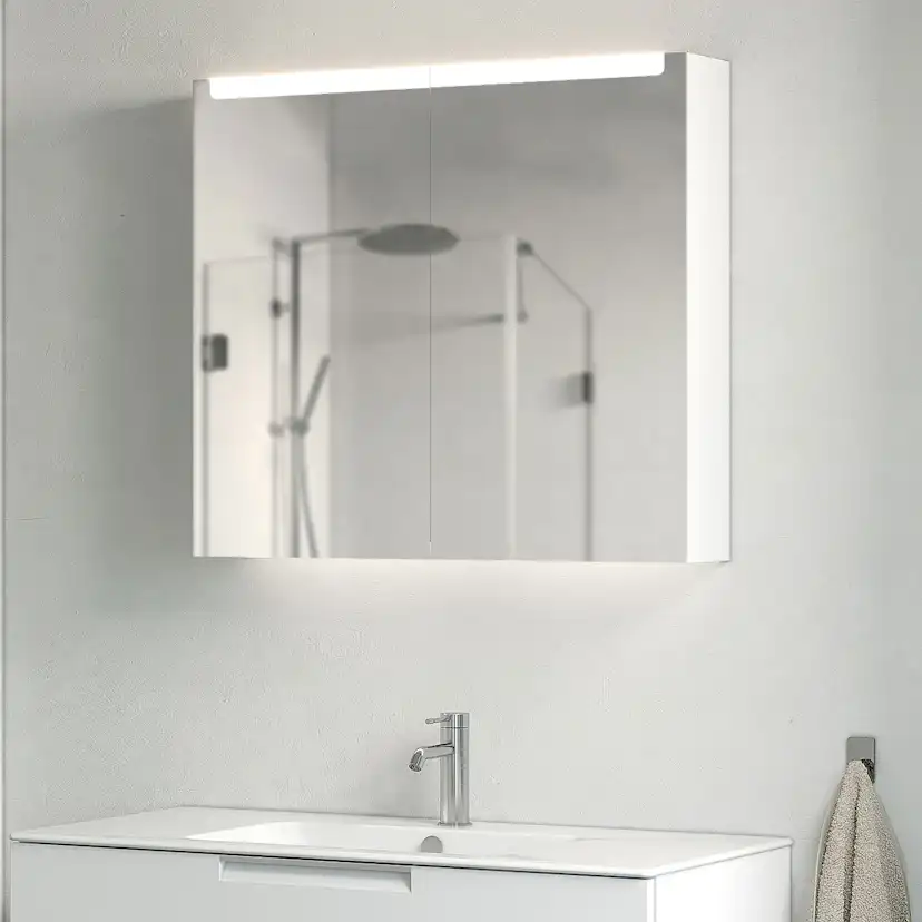 Spegelskåp Macro Design Crown med Infälld Belysning LED