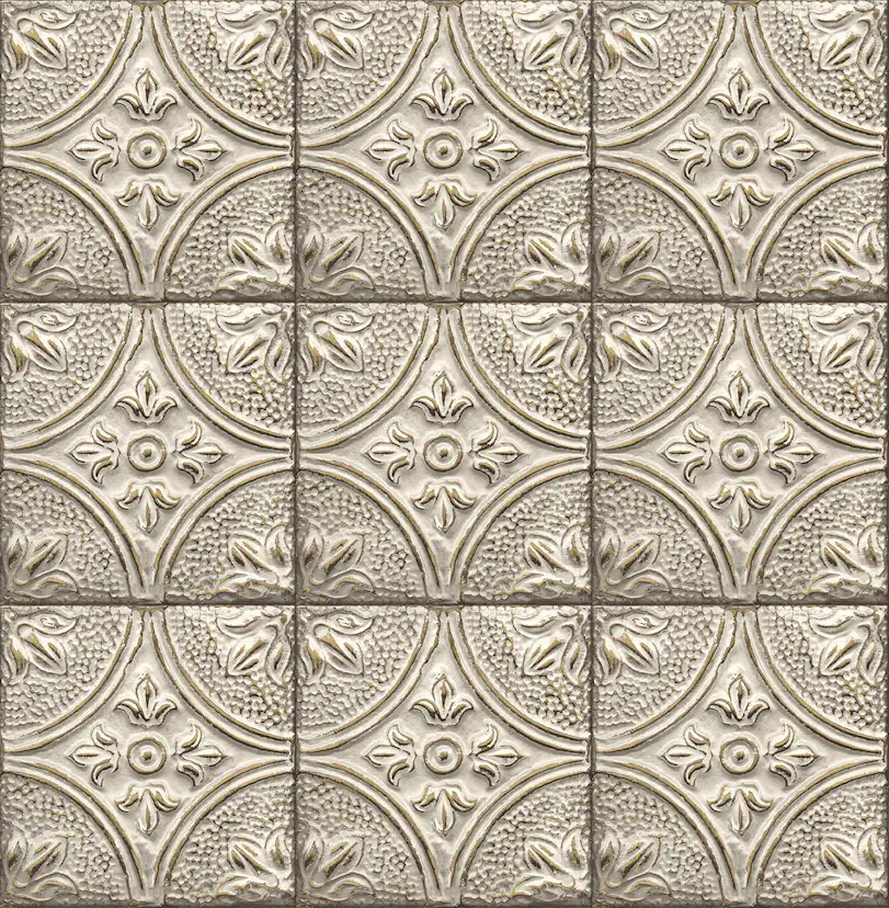 Tapet A Street Prints Tin Tile FD23764