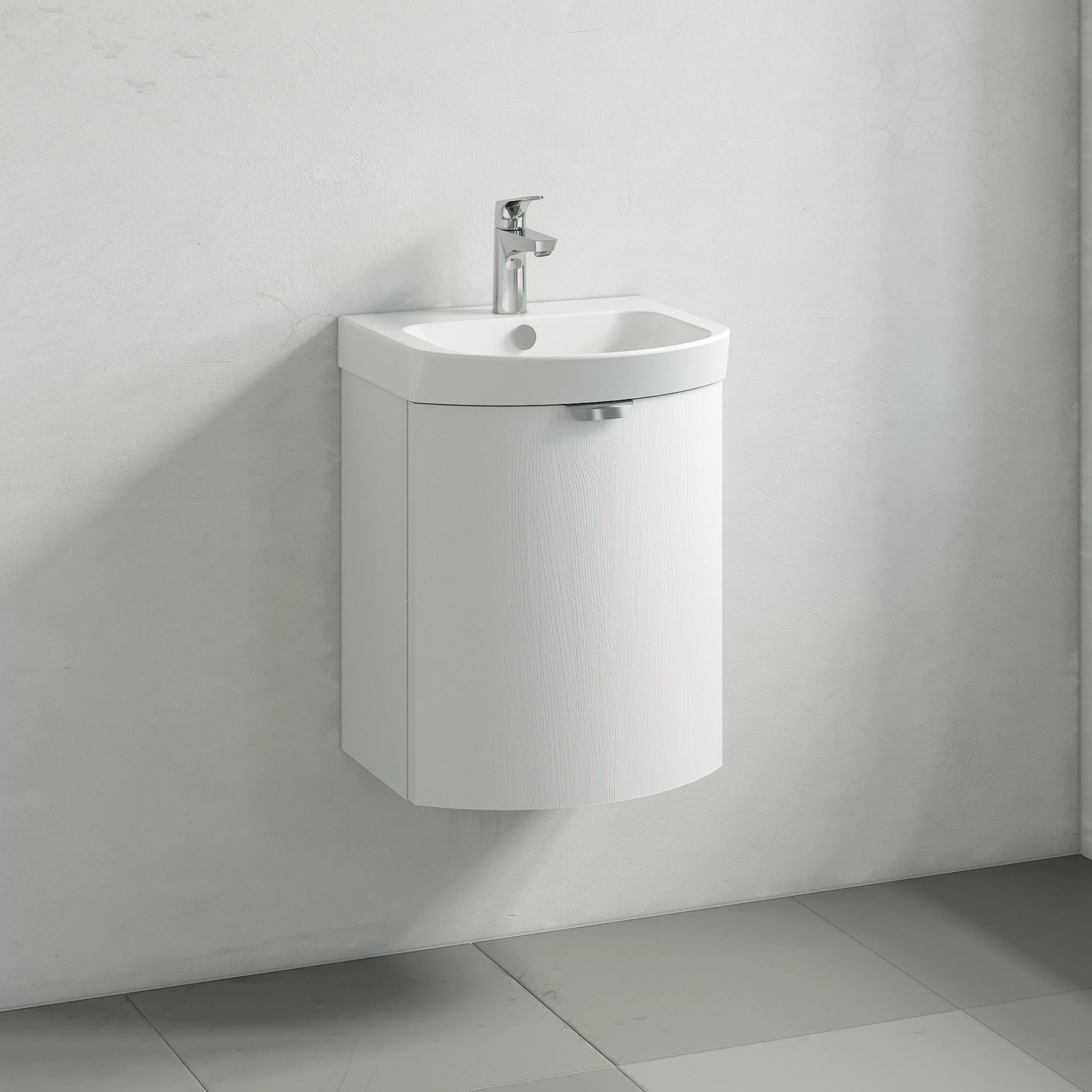 Tvättställsskåp Macro Design Heart med Lucka