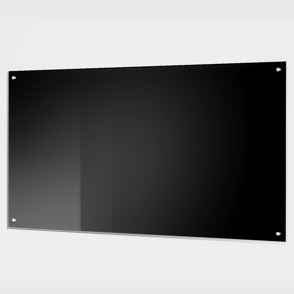 Stänkskydd Fibo I Härdat Glas svart 6x450x900 mm