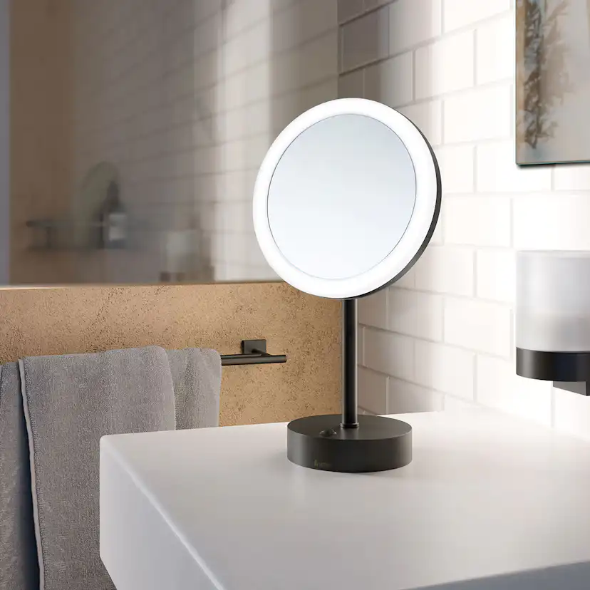 Sminkspegel Smedbo Outline FK484EBP Svart