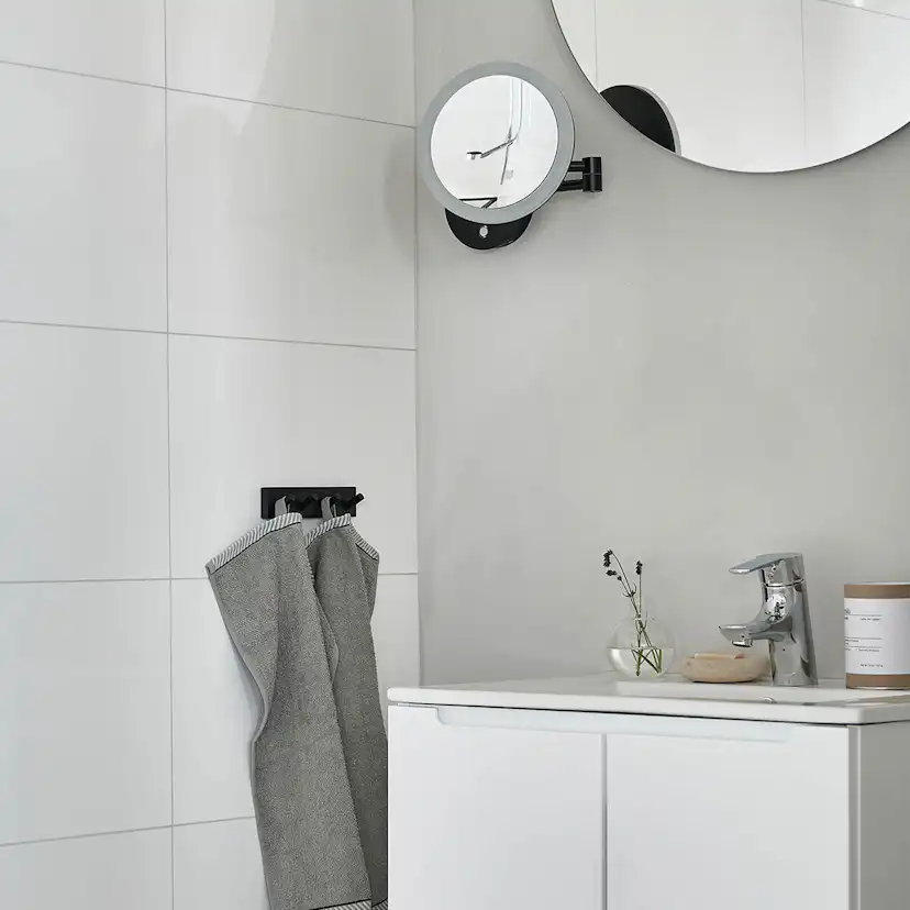 Sminkspegel Smedbo Outline FK485EBP Svart