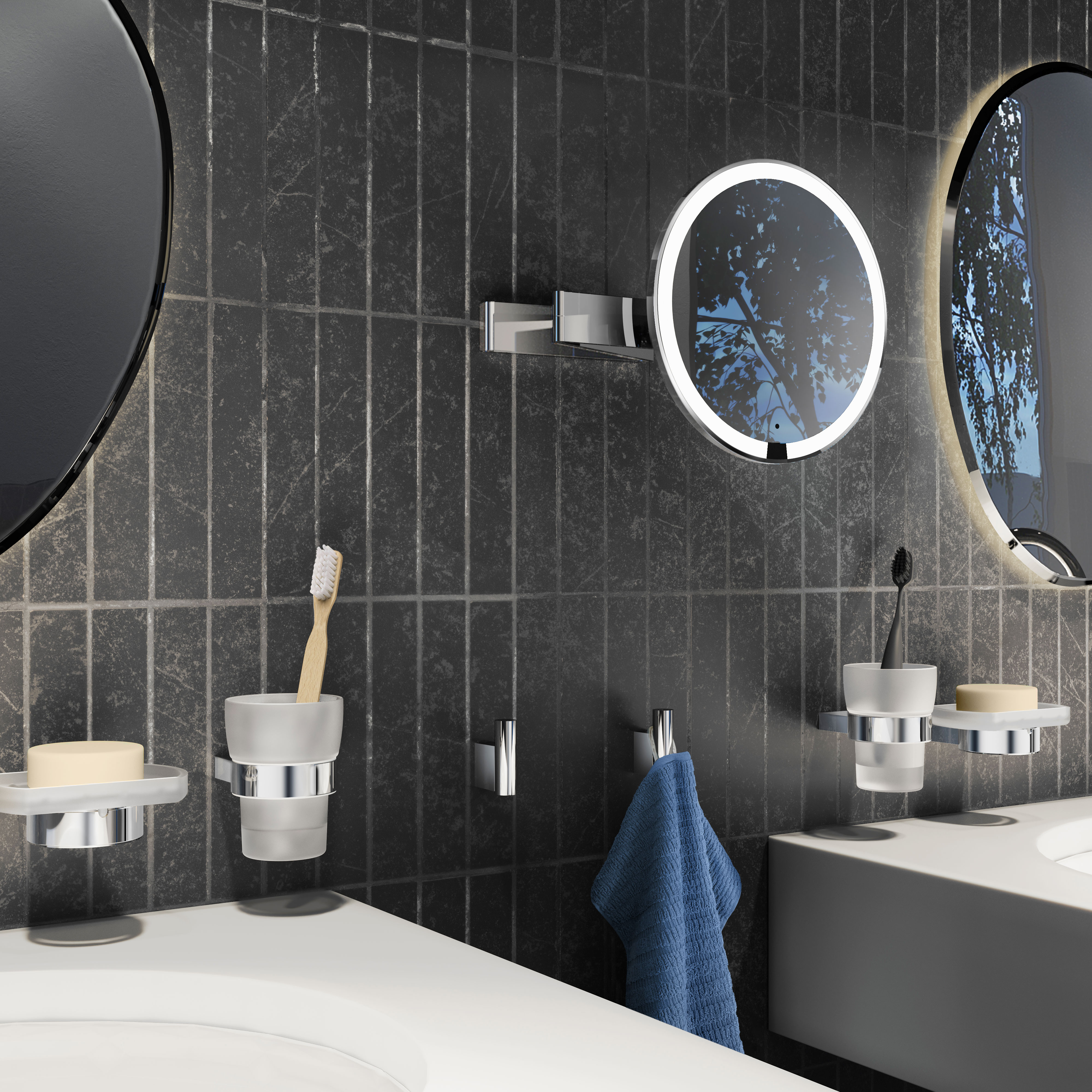 Sminkspegel Smedbo Outline FK491EP