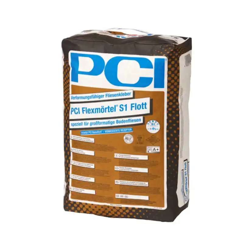 Fästmassa PCI Flexmörtel S1 Flott Pall 48 st/20 kg