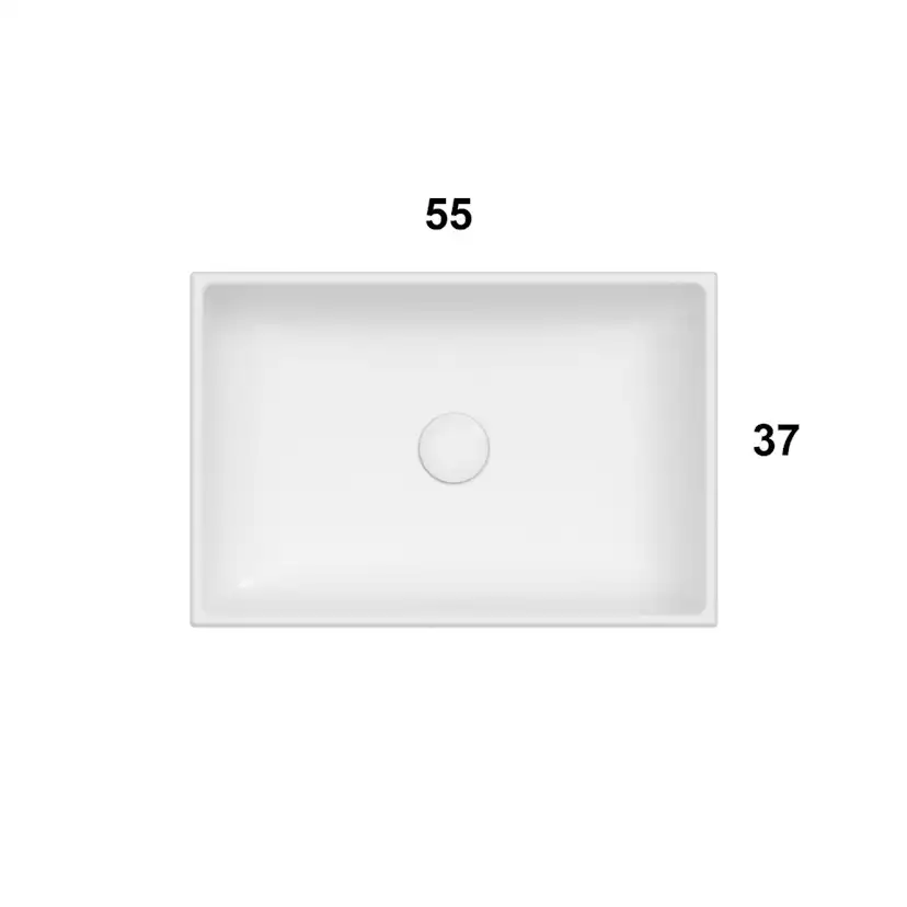 Tvättställ Globo Classic 6-FO054BI för Bänkmontage