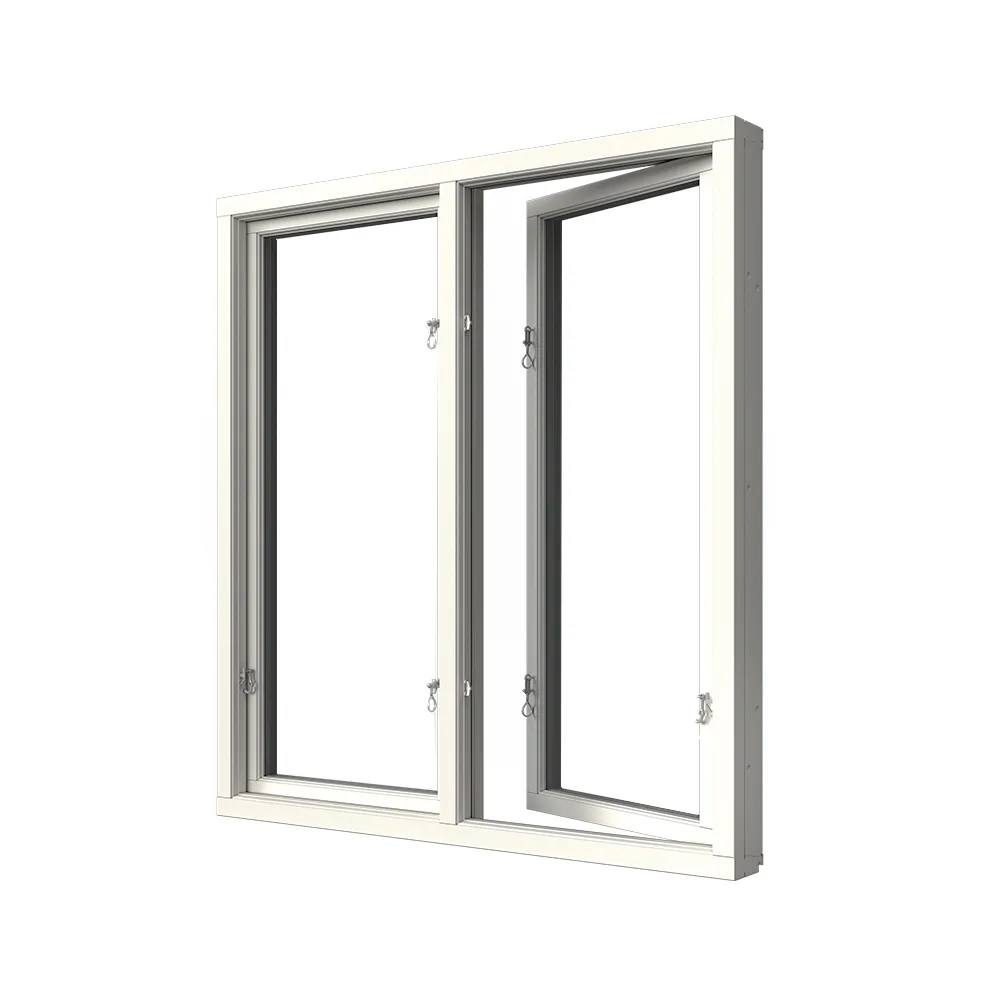 Sidohängt Fönster Elitfönster Elit Retro 3-Glas Aluminium 2-Luft