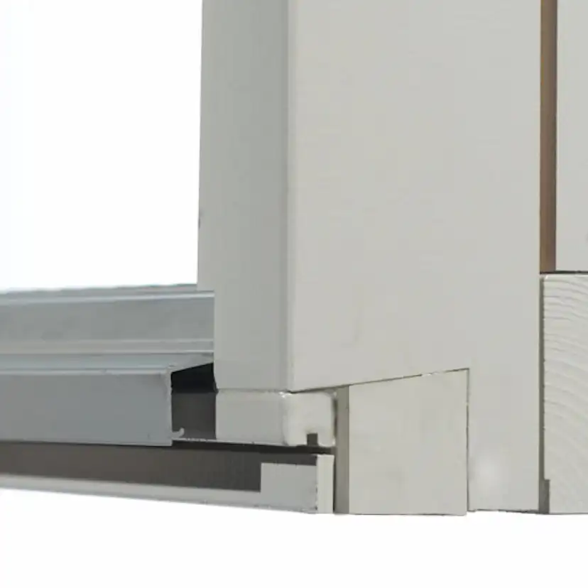 Fast Fönster Outline 3-Glas Trä