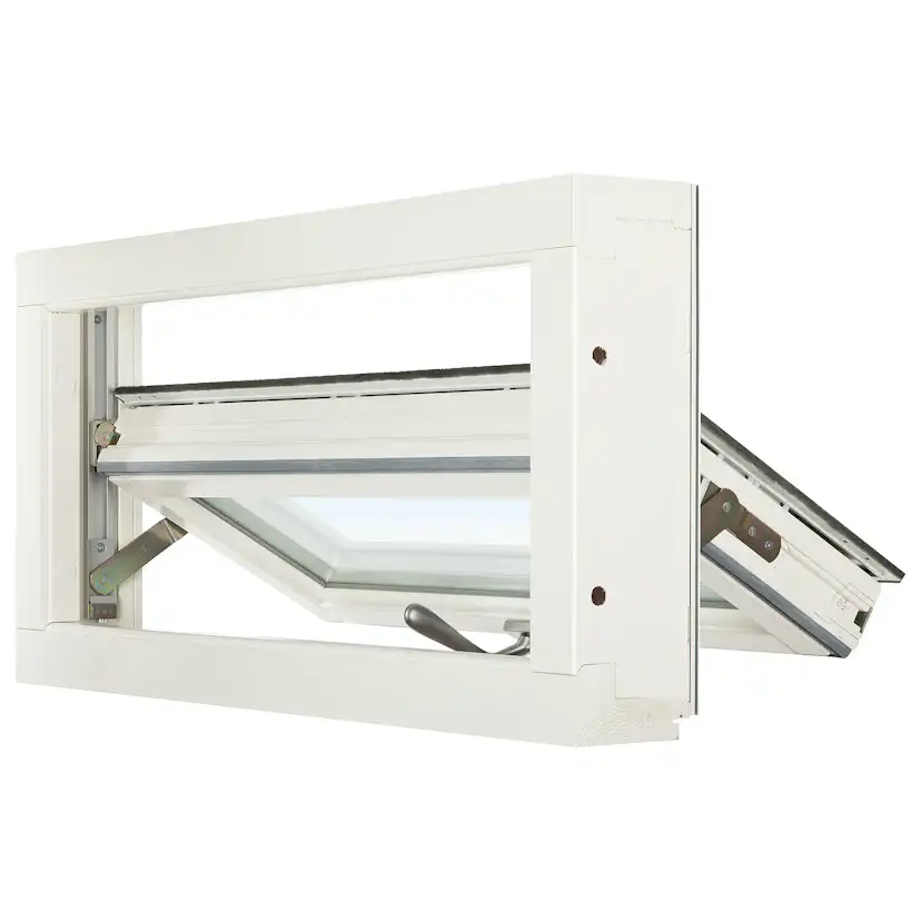 Topturnfönster Svenska Fönster 3-Glas Aluminiumbeklätt Trä