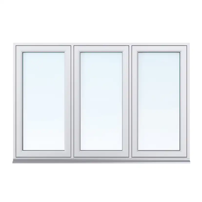 Vridfönster Svenska Fönster 3-Luft Aluminiumbeklätt Trä 3-Glas