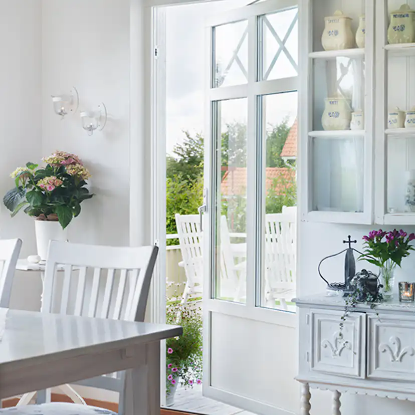 Fönsterdörr Outline Enkeldörr 3-Glas Aluminium