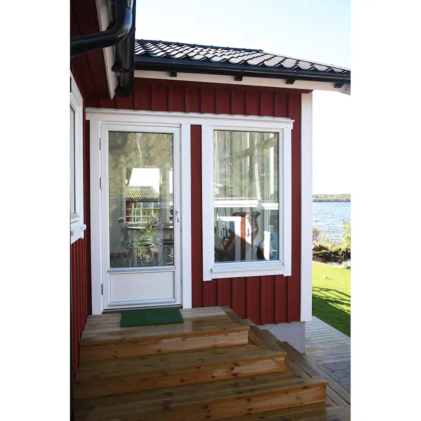 Fönsterdörr Outline Enkeldörr 3-Glas Trä