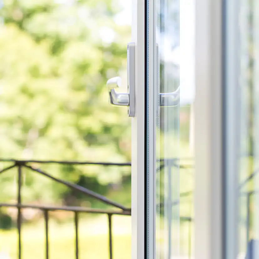 Fönsterdörr Outline Helglasad Enkeldörr 3-Glas Aluminium