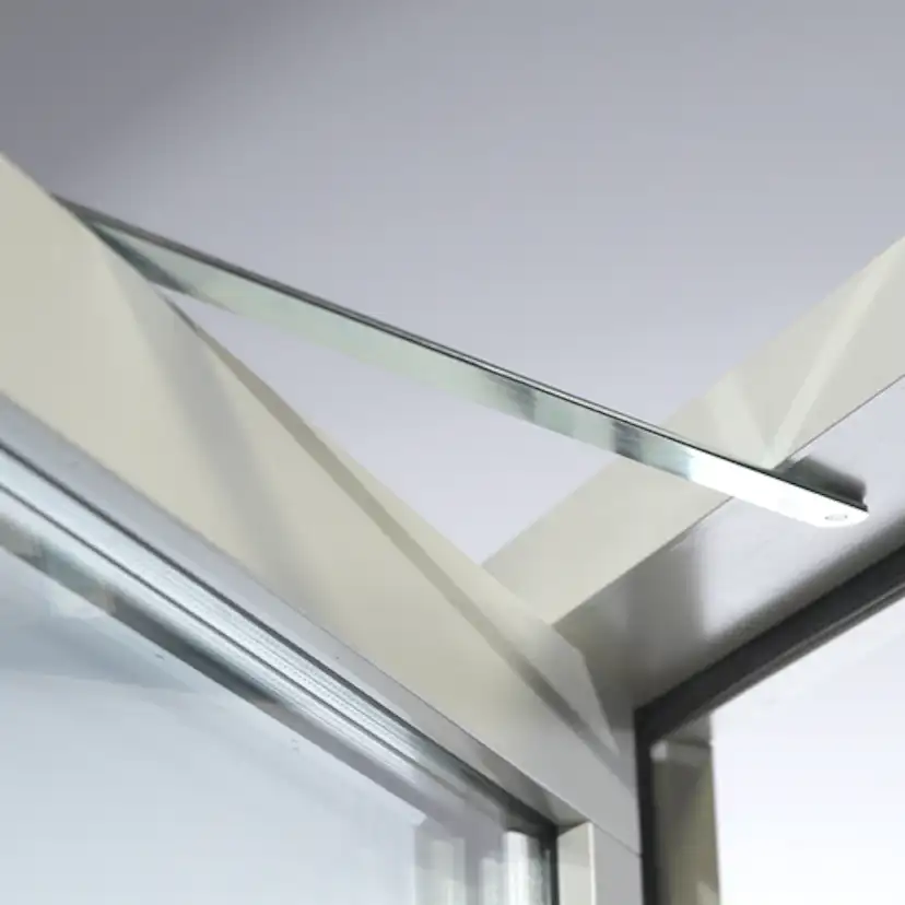 Fönsterdörr Outline Helglasad Enkeldörr 3-Glas Trä