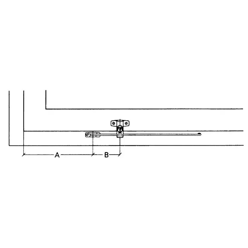 Fönsterhållare ASSA ABLOY Fix 220
