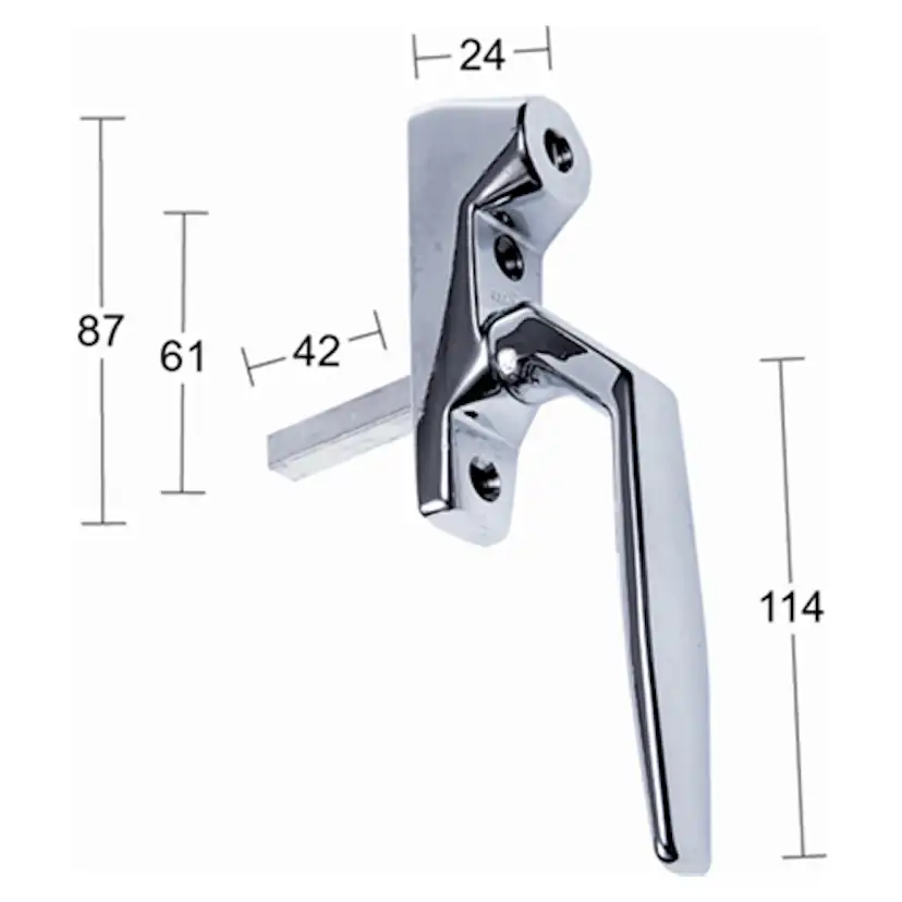 Fönsterhandtag 2164 Habo Krom