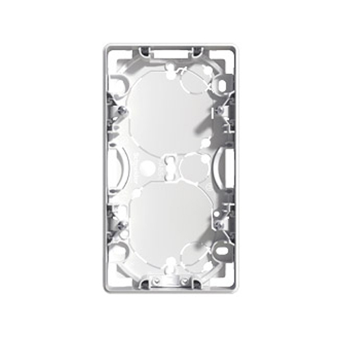 Förhöjningsram Schneider Electric Exxact Vit